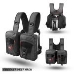 Firecast | Tas Pancing | Chest Bag | Firecast Skipper Vest Pack - BLACK RED