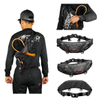 Firecast Casting Belt | Sabuk Mancing | Tas Pancing - BLACK RED, CASTING BELT